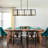 Taevion 6 - Light Crystal Kitchen Island Lantern Pendant