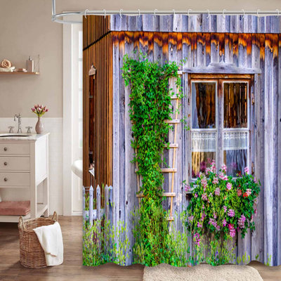 Typical Old Farmhouse Architecture Building Cabin Cottage Day Elegance Europe with 12 Hooks