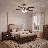 52" Garrett 5 - Blade Standard Ceiling Fan in Satin Nickel with Pull Chain and Light Kit Included-33352815-33352819-33352820