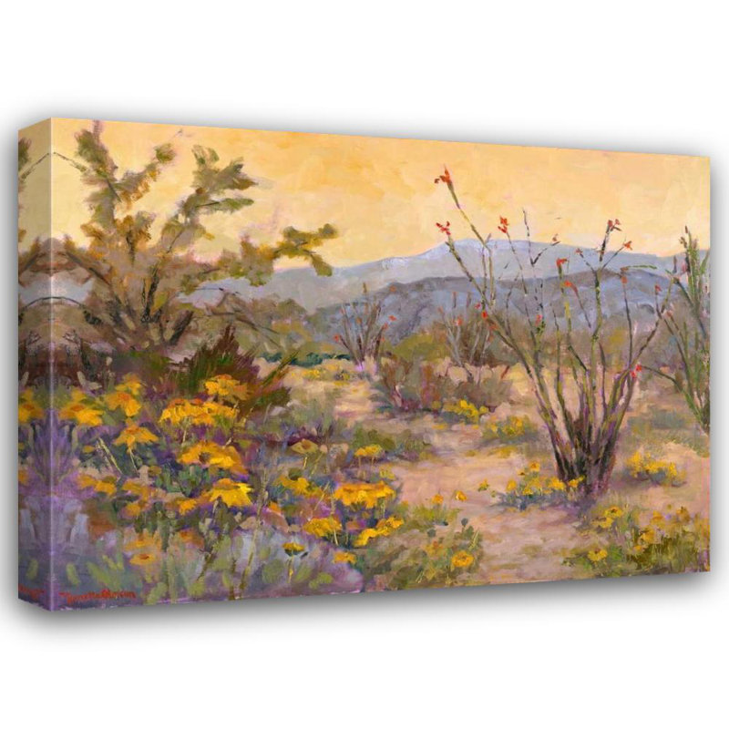 «Lark Manor ™ Oleson, Nanette», reproduction d'art sur toile tendue: Desert Repose IV, H 15 po x l 18 po