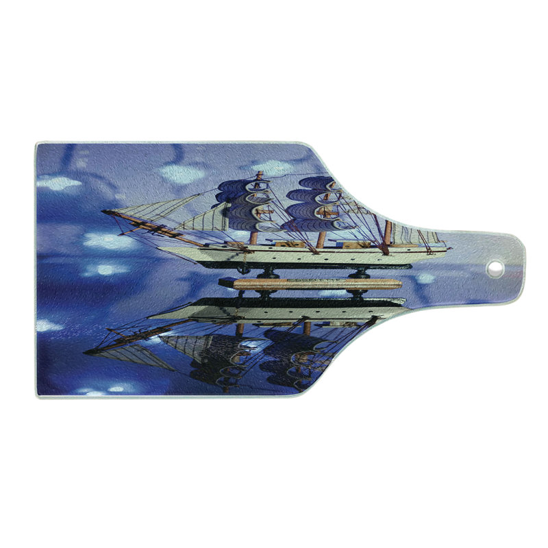 Planche à découper en verre trempé Ambesonne
