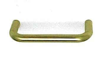3-1/2" Wire Pull Brushed Brass
