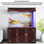 Réservoir d'aquarium à grand écran de style néo-chinois-999507967