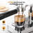 COWSAR 20 Bar Espresso Machine with Capsule and Portafilter Compatibility, Compact Coffee Maker with LED Display and Milk Frother.