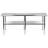 Amgood Stainless Steel L x W x 35 in. H Adjustable Work Table-49454268