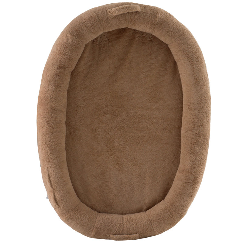 Pet Bed, 22.9cm H x 61cm W x 35.6cm D, Brown