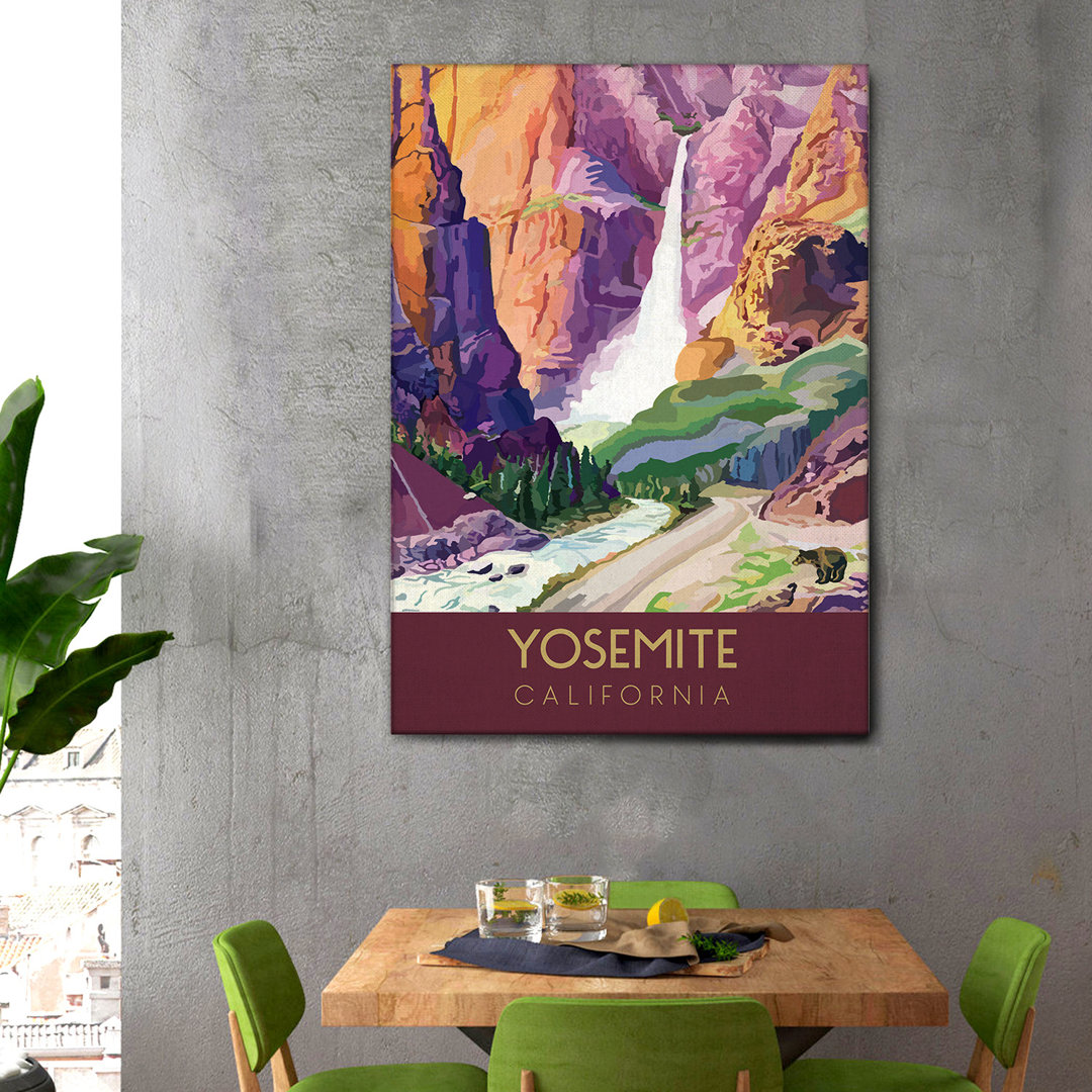 Leinwandbild Poster Yosemite California