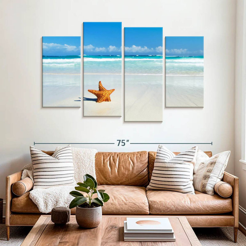 Gillard Starfish Shoreline, 42'' H x 68'' W