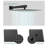 10" Rainfall Slide Bar Shower Head Wall Mount Complete Shower System with Rough-in Valve-60220275