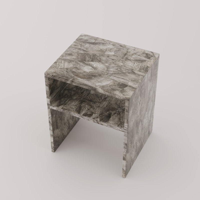 Alcôve Table, Smoky Quartz
