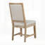Ensemble de salle à manger extensible 5 pièces avec chaises rembourrées pour cuisines de campagne et modernes-133417378-133417375-133417376