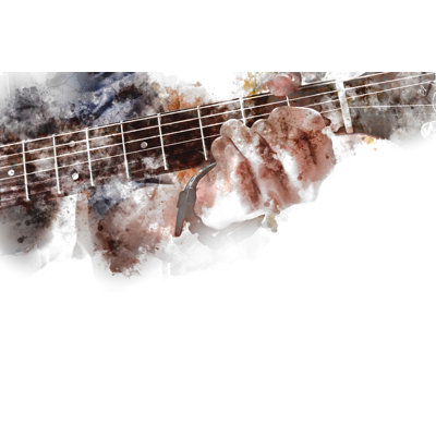 " Guitarist Digital Illustration " by Punnarong