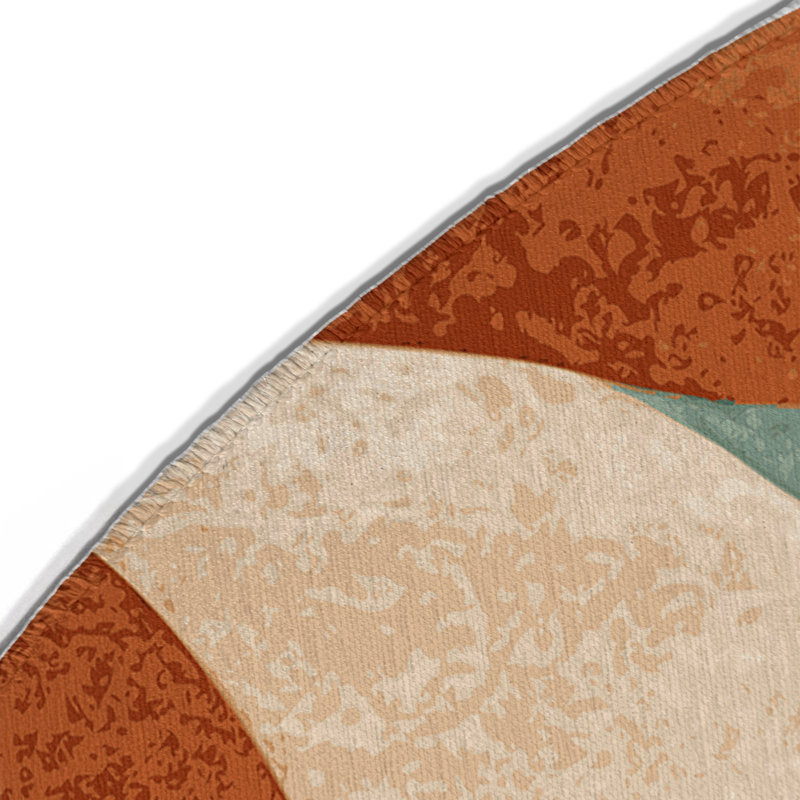 Copper Currents Indoor And Outdoor Area Rug, Round 5'