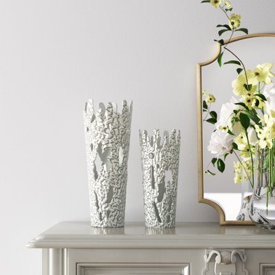 Braun Aluminum Table Vase
