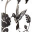 Metal Arched Hummingbird Garden Arbor