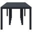 Table de jardin en rotin poly 118,11 x 39,37 x 28,74 po vidaXL Anthracite-531192323-531192330
