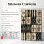 Rideau de douche Graceful Damask - Premium-1691910095