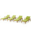 Chaise longue inclinable avec coussin Bevelyn-529257400