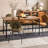 Brown Rectangular Solid Wood Dining Table-962758031