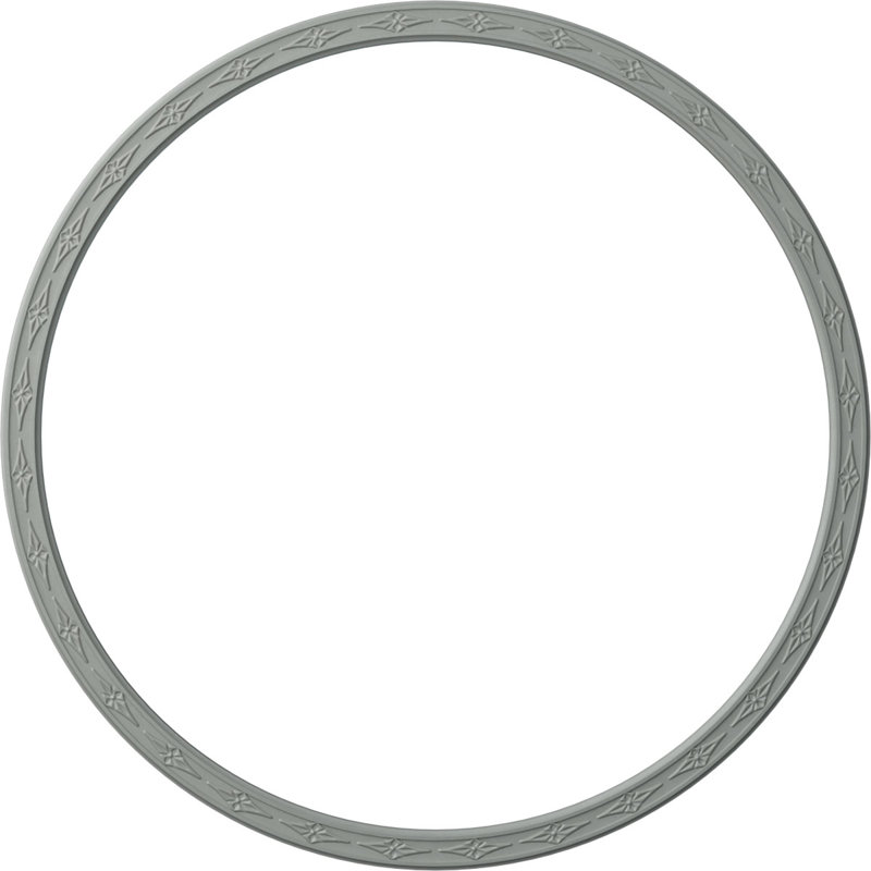 Ensemble d'anneaux de plafond Sofia, Paquet de 4 (forme un cercle complet)