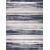 Tapis rayé bleu / gris Roseman