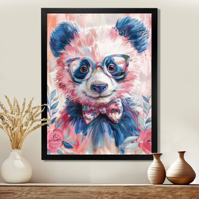 Curieux rose panda noir, portrait II