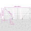 Vidaxl Field Fence Galvanized Steel-114858404