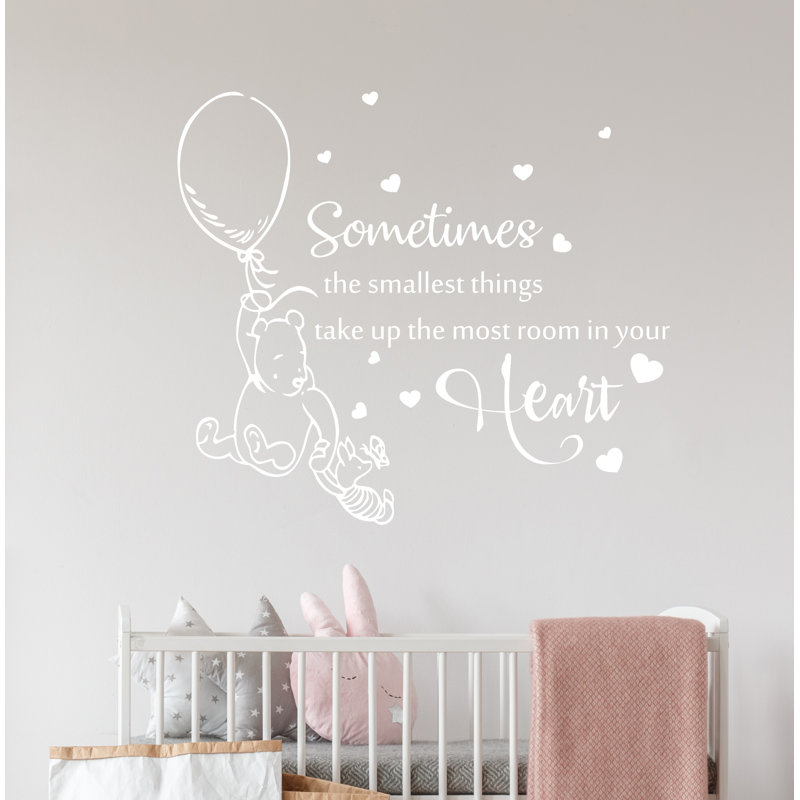 Décalcomanie murale, parfois, les petits objets, Blanc