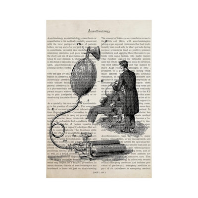 " Anesthesiology Medical Print "