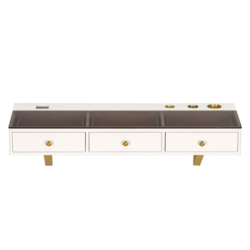 Bureau flottant avec tiroir, coiffeuse murale pour chambre à coucher, salon