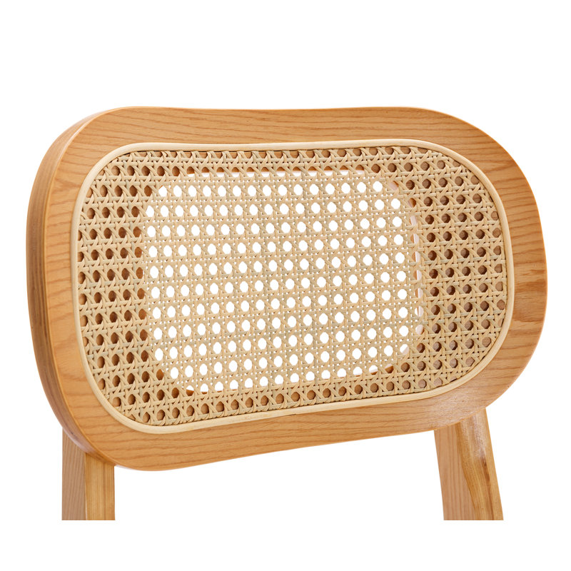Azarah Solid Wood 25.5'' Counter Stool, White, Wood
