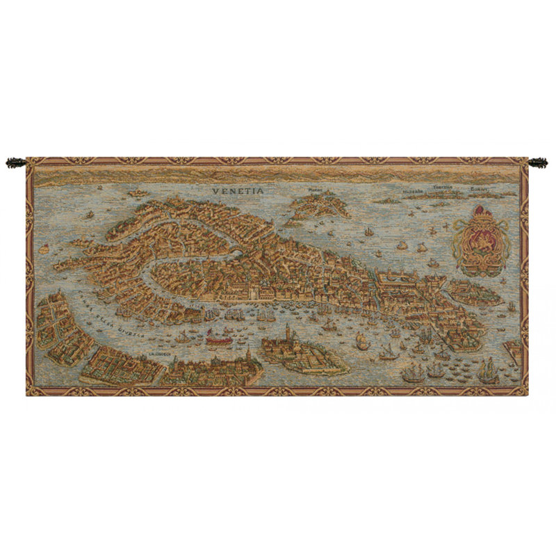 Italian Loom Woven Cotton Blend Wall Hanging