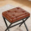 Tabouret en similicuir l 15,5 po-313794728