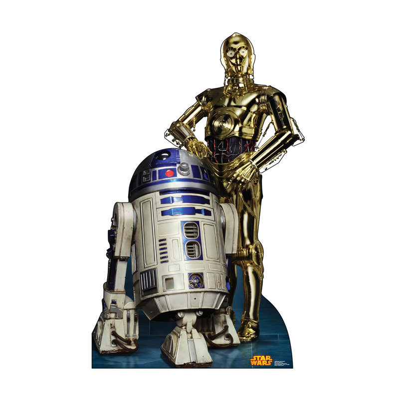 Star Wars R2D2 and C3PO Life-Size Cardboard Standup