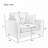 Accent Chair Single Sofa with Pillow for Living Room-979075244