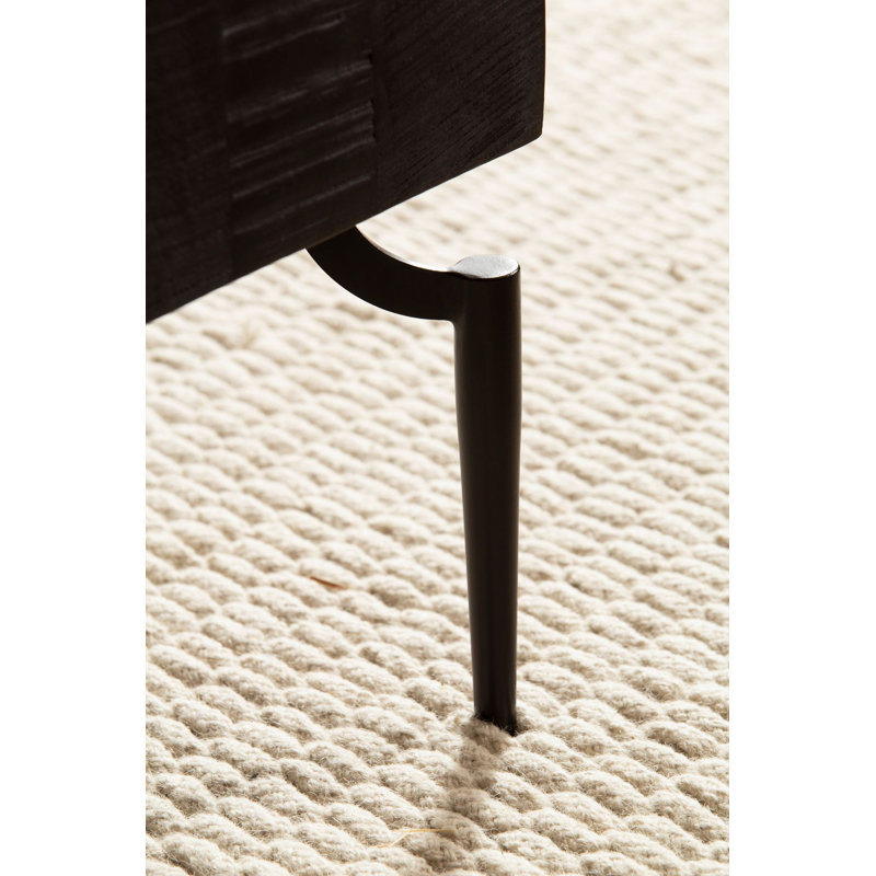 Caterin Four Leg Coffee Table, Black