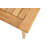 Square Teak Outdoor Side Table , 24'' in. W 24'' in. D
