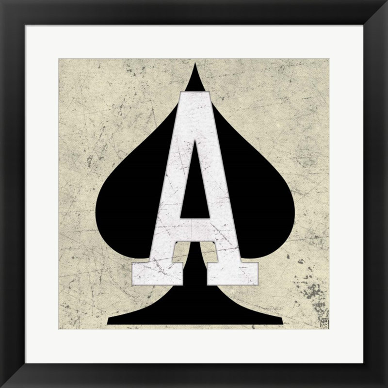 «Ace Of Spades» par Aubree Perrenoud, art mural encadré