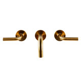 Cigno Wall Mounted Bathroom Faucet with Drain Assembly