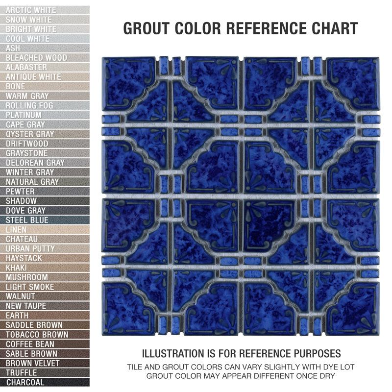 Moonbeam Random Sized Porcelain Mosaic Tile