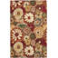 Arber Floral Handmade Tufted Wool Orange / Multi Area Rug-2044633391