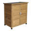 3 ft. W x 1 ft. D Solid Wood Shiplap Flat Tool Shed