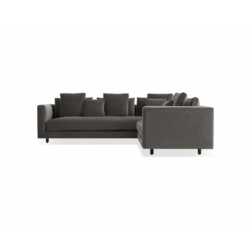 Hands Down Sectional, Right Hand Facing, Tofte Navy, Tofte Navy Polyester Blend