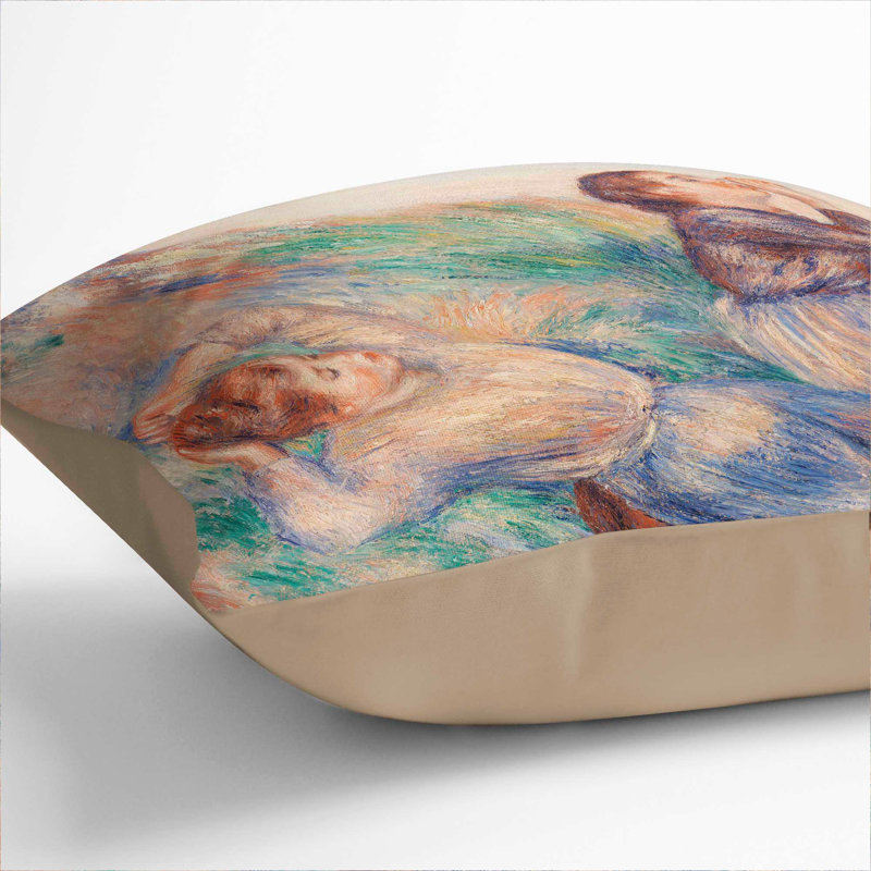 Square Cushion, 55cm H x 55cm W x 20cm D, Stone