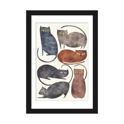 « chats », art sur toile