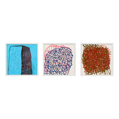 Drewes "Tangle" 3-Piece Print Set
