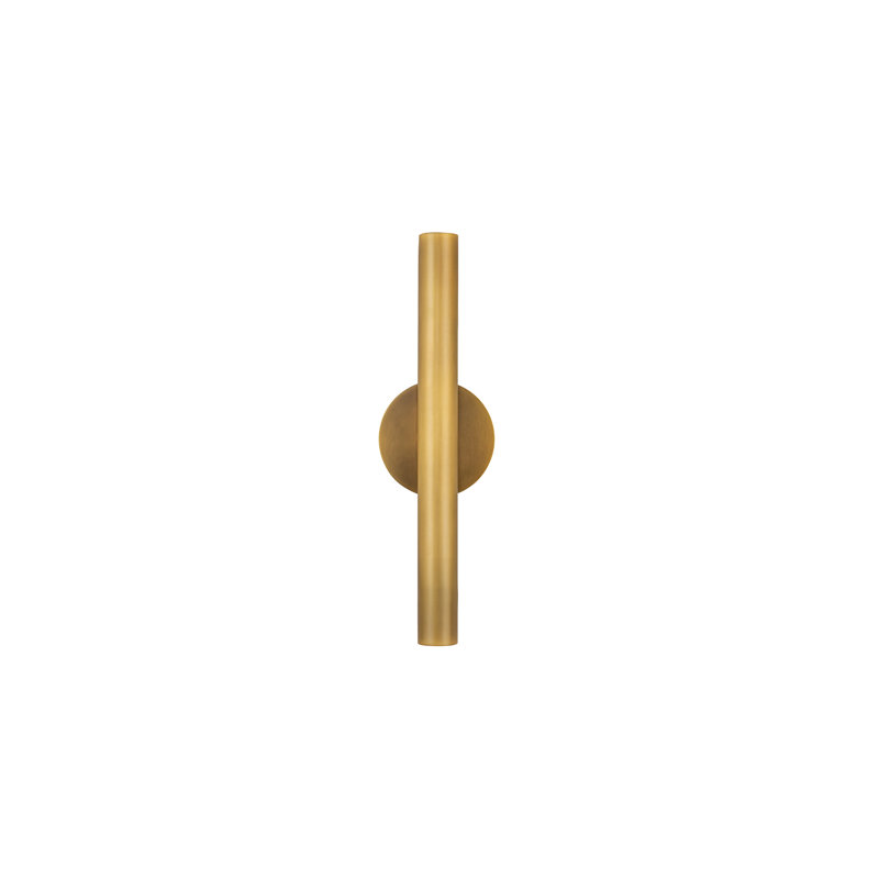 Applique murale Mason, H 16 po x l 4,75 po x P 2,88 po, Laiton rétro