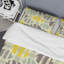 Ensemble de housse de couette en microfibre jaune / gris 3 pièces-1501584227