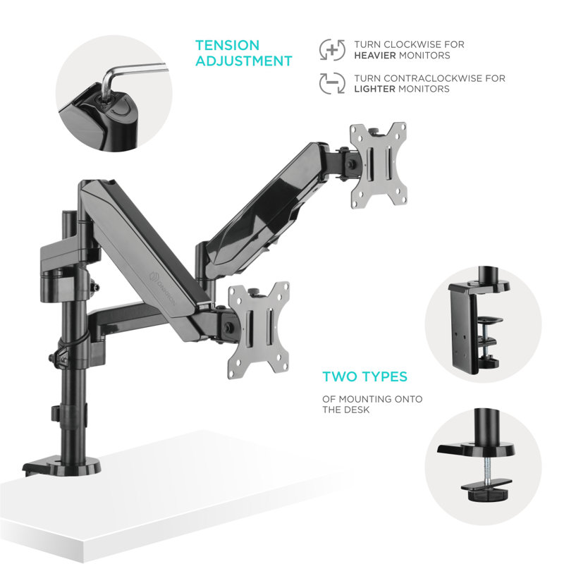 ONKRON Multi-Screen Desktop Mount