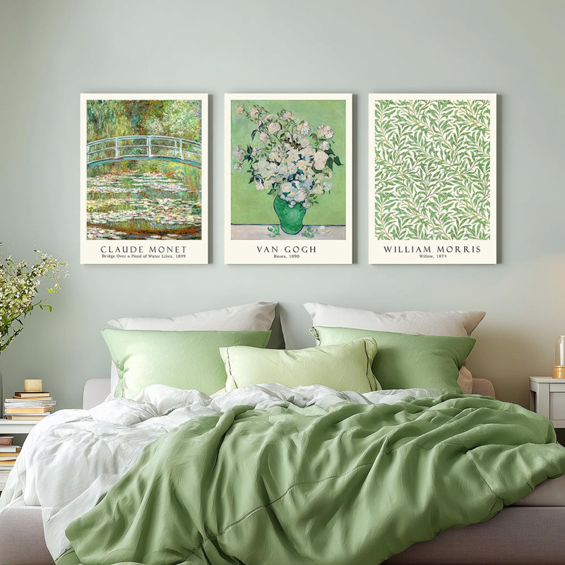 3 Piece Wrapped Canvas Print, 40 cm H x 30 cm W